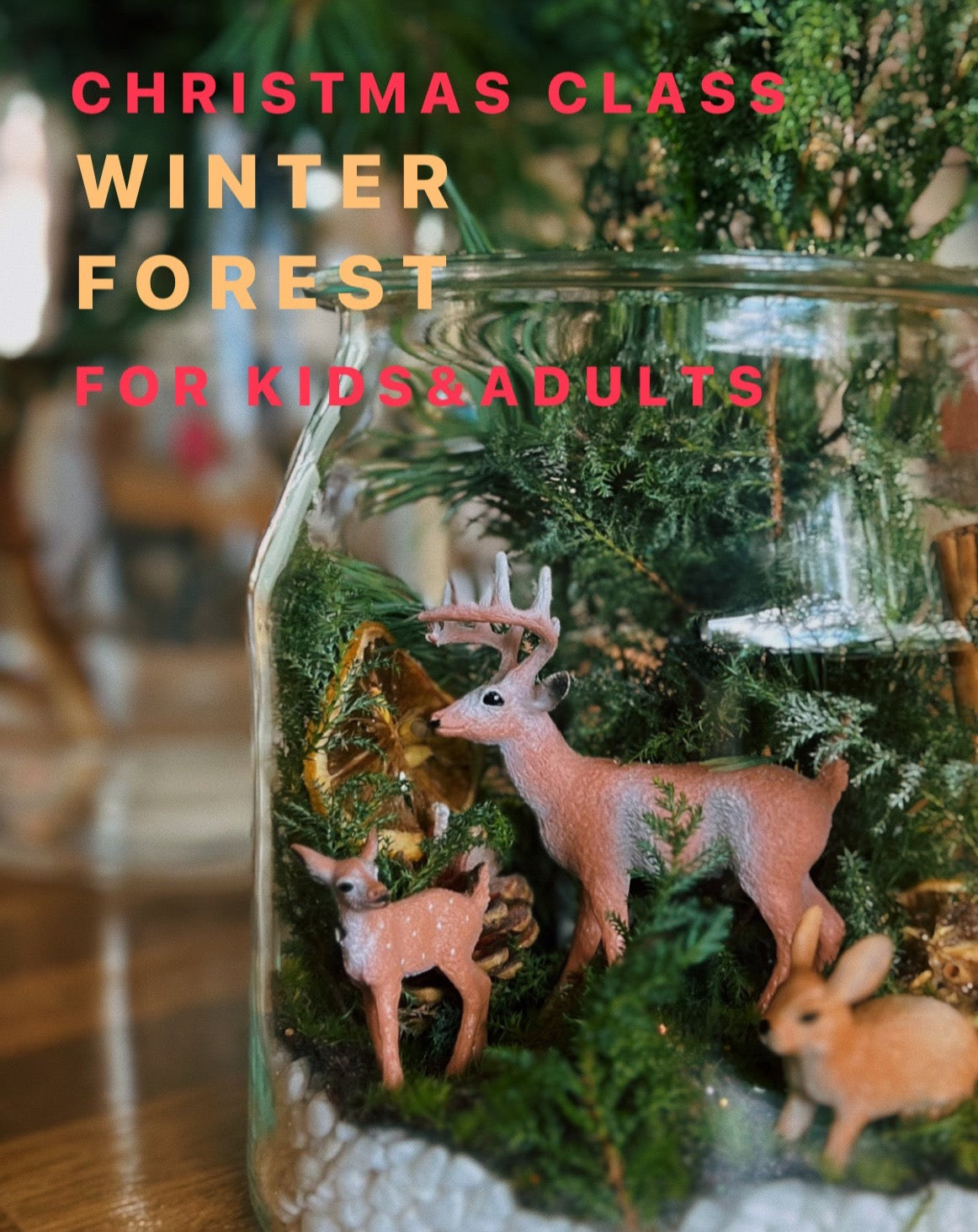 Workshop for Kids & Adults: Winter Forest (9 December)