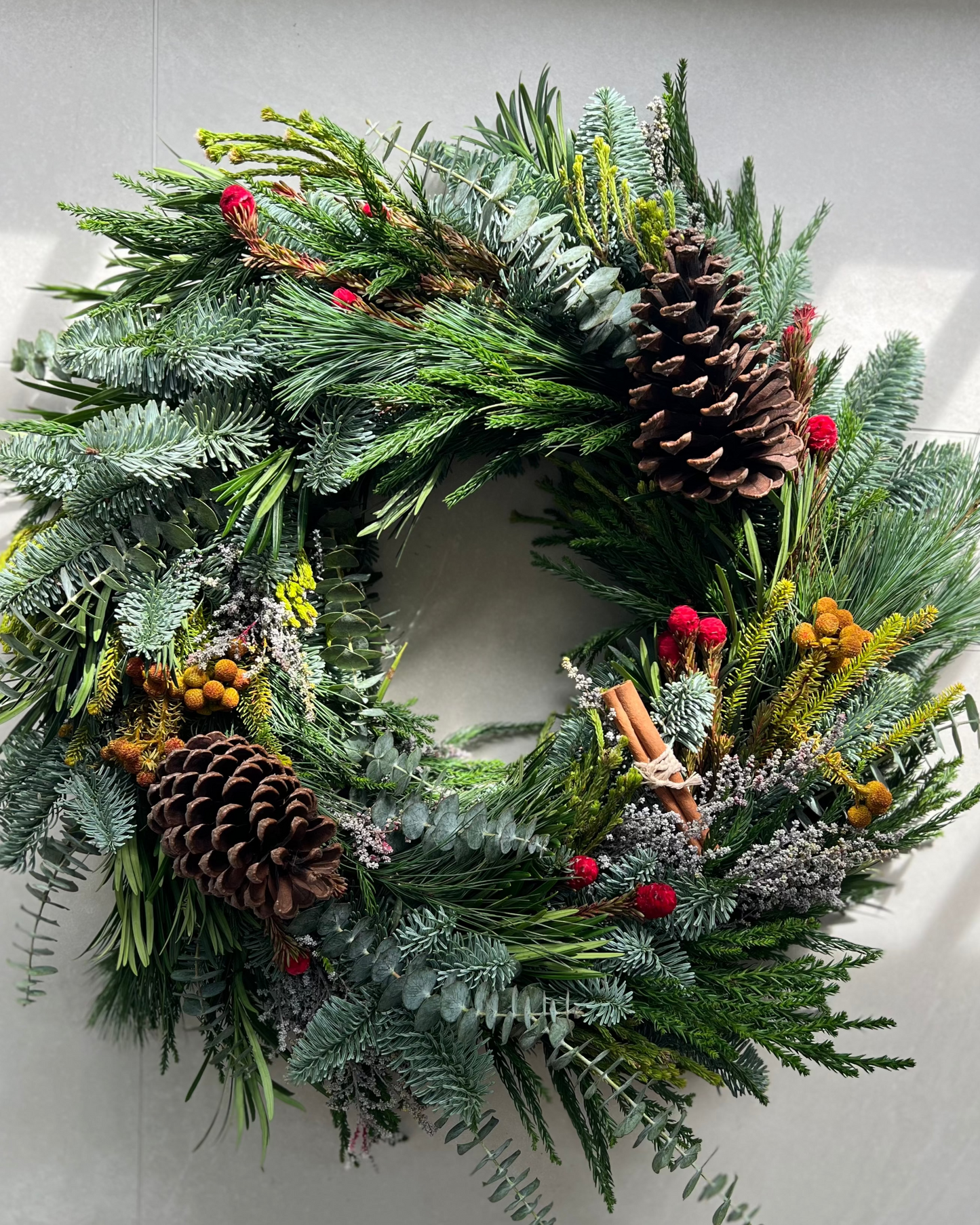 Grand Fresh Christmas Wreath