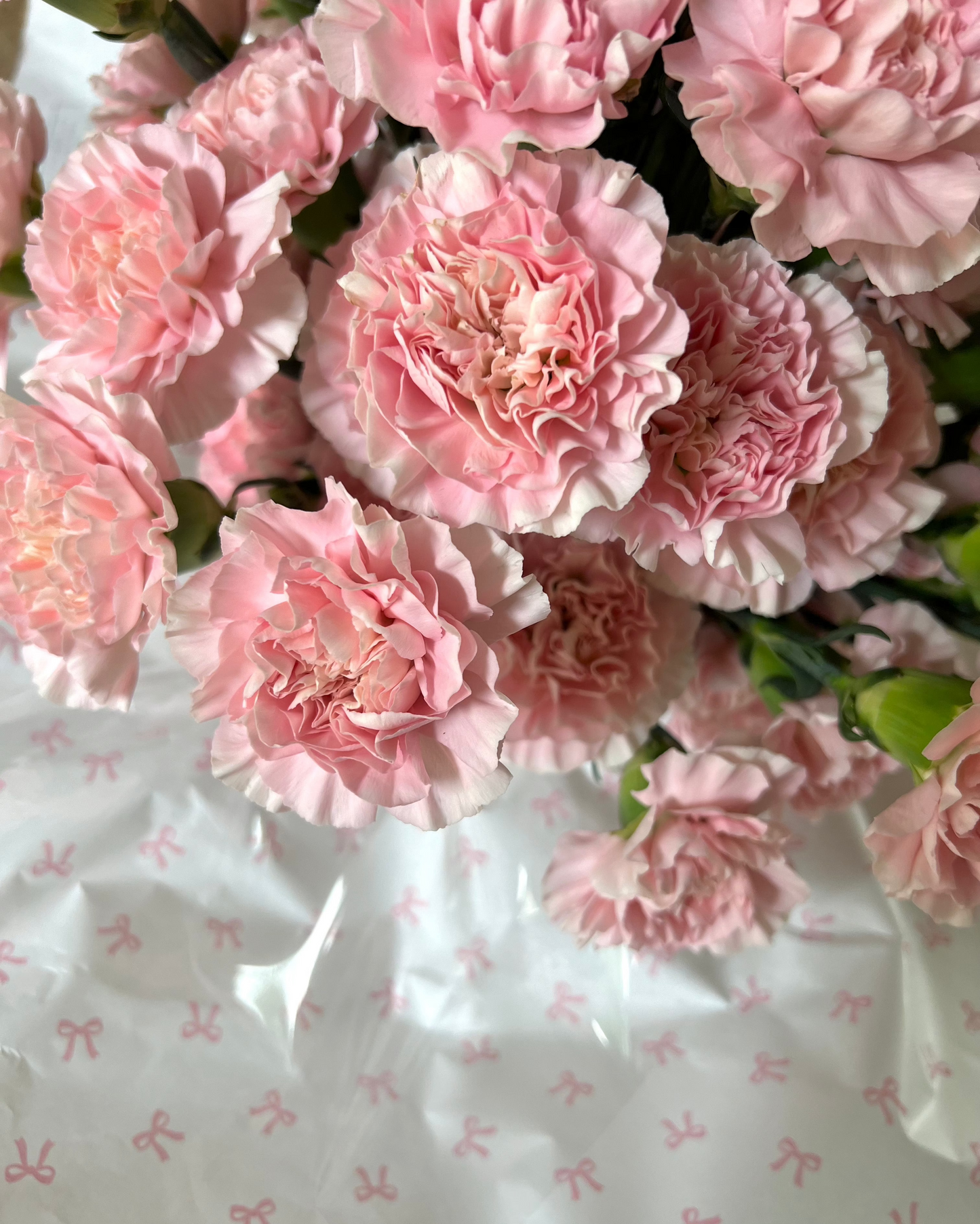 Carnation Cluster Centrepiece