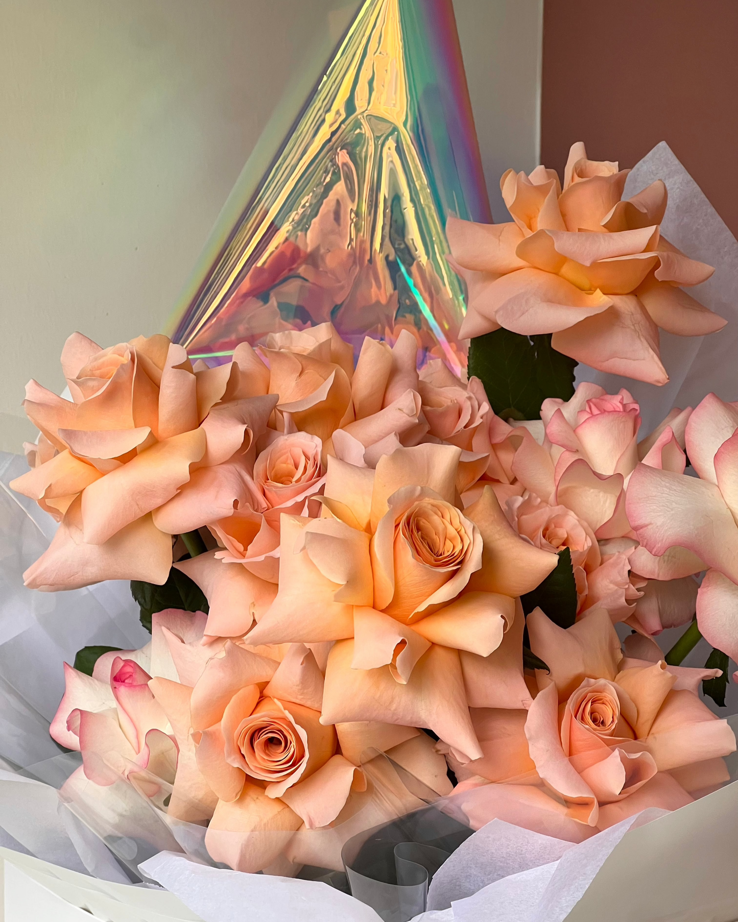 Pastel Roses En Masse