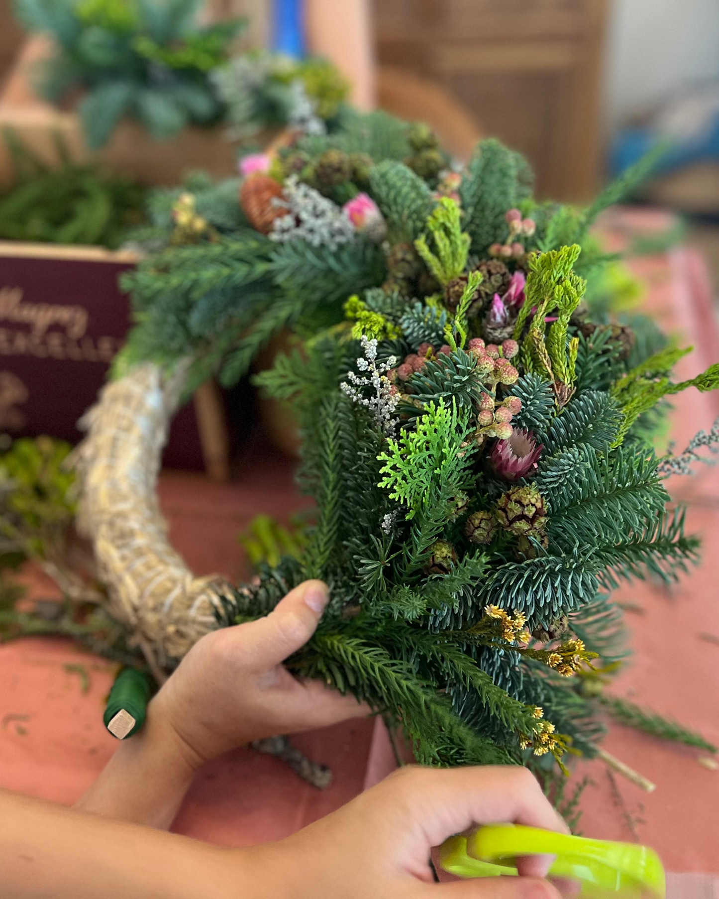 Workshop: Fresh Christmas Wreath (30 November)