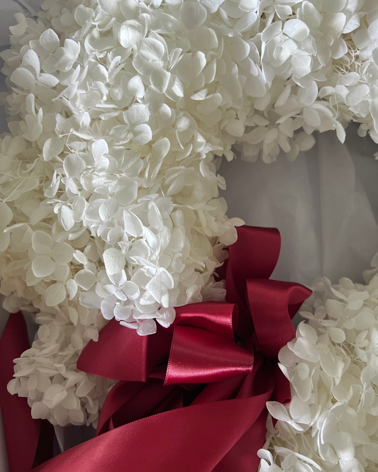 White Christmas - Preserved Wreath