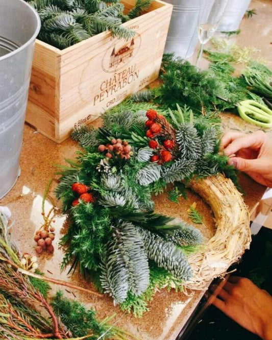SOLD OUT - Workshop: Fresh Christmas Wreath (30 November)
