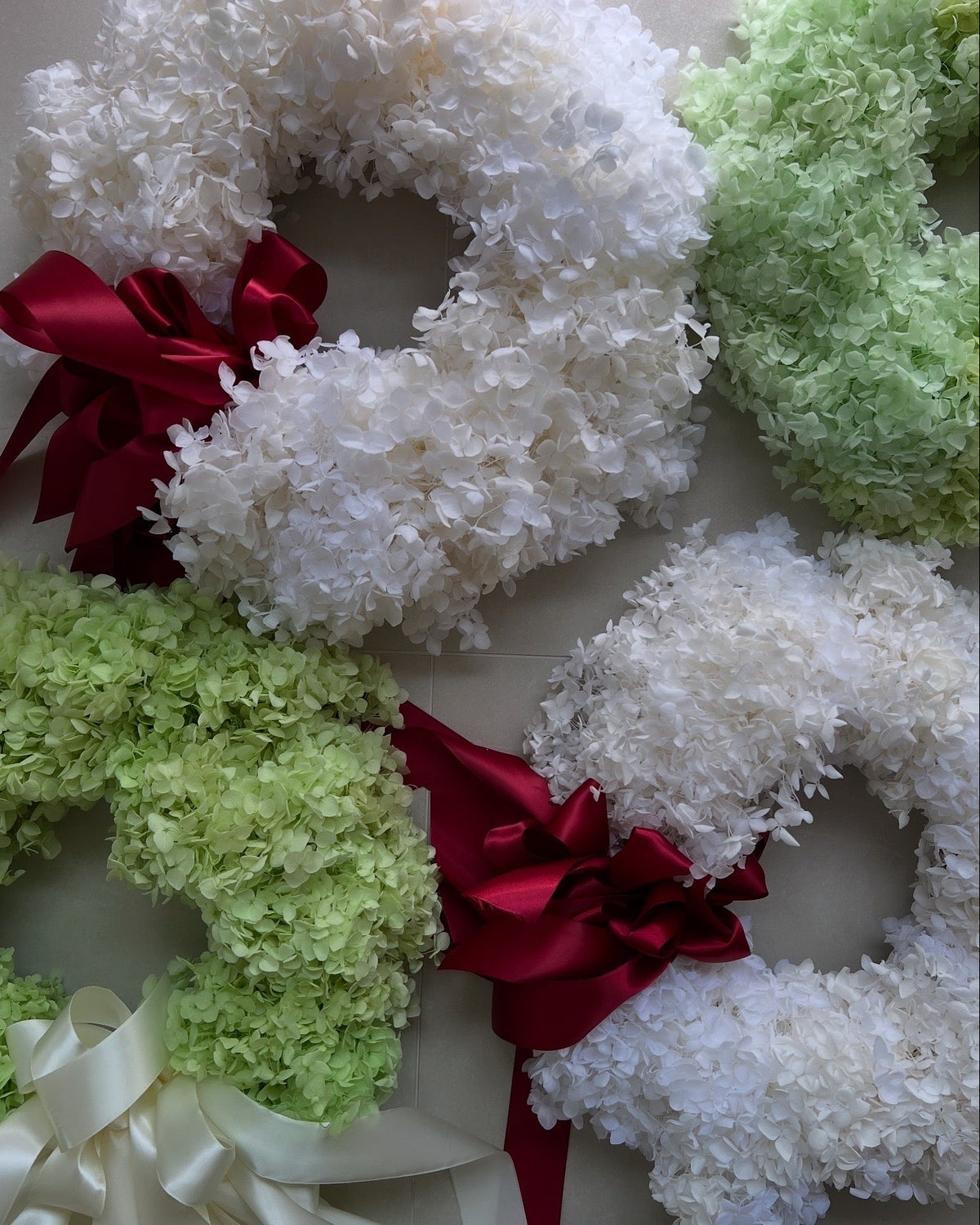 White Christmas - Preserved Wreath