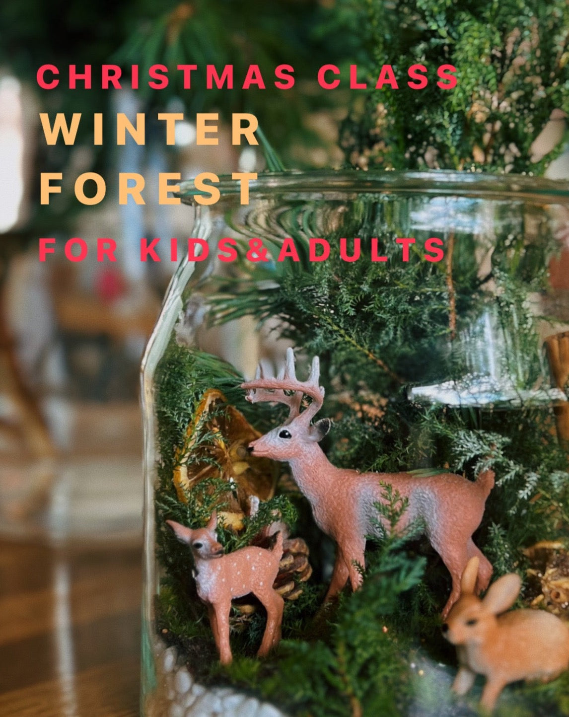 ! SOLD OUT ! Workshop for Kids & Adults: Winter Forest (10 December)