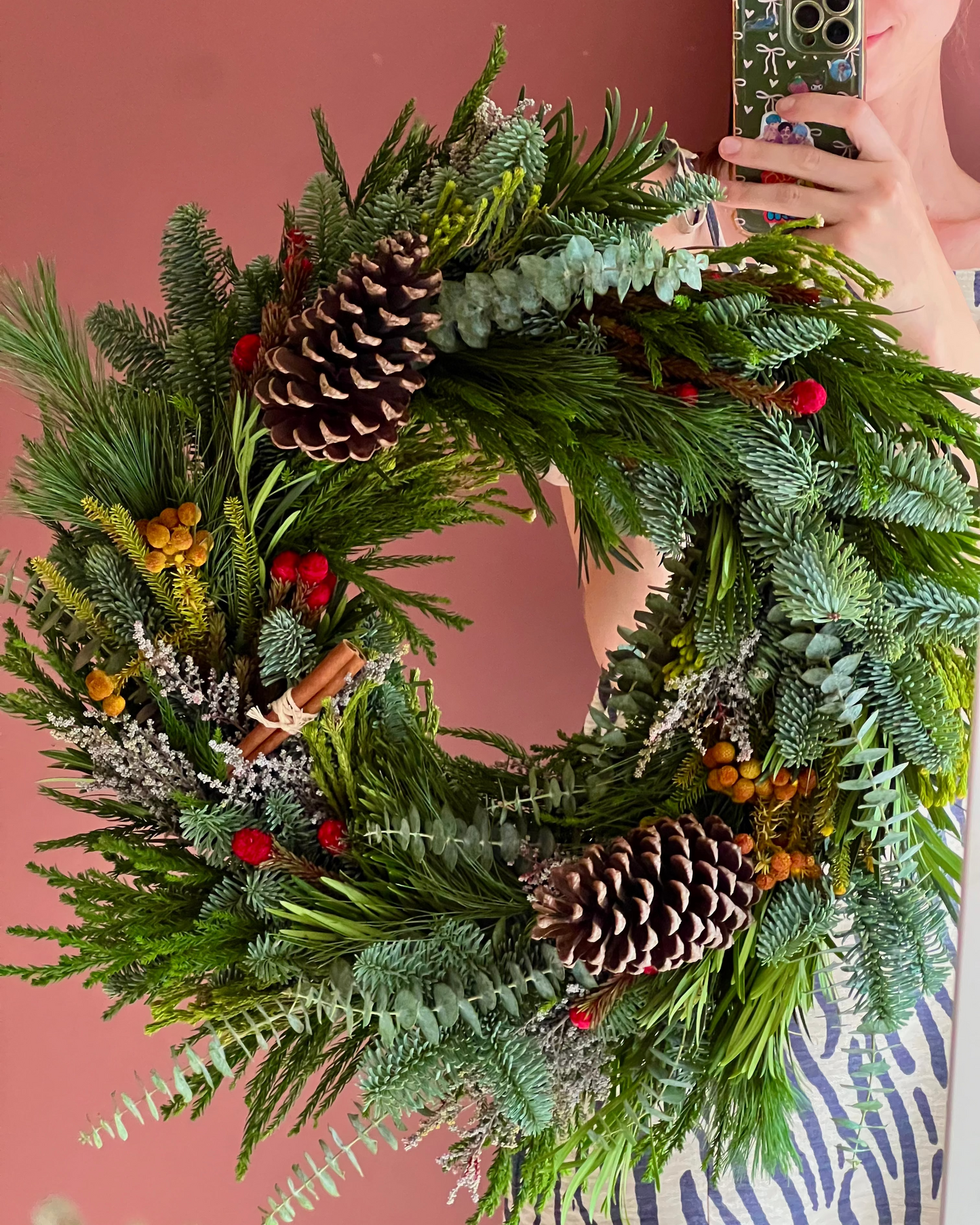 Grand Fresh Christmas Wreath