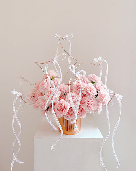 Carnation Cluster Centrepiece II