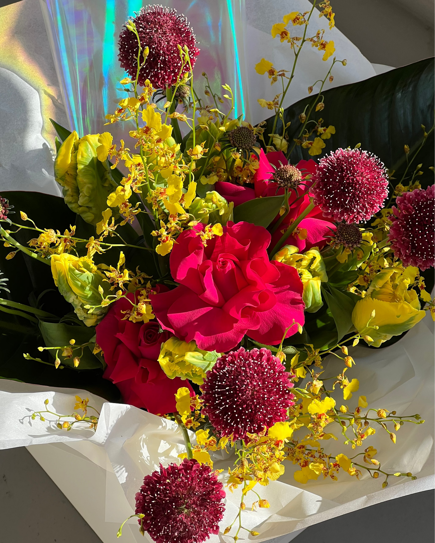 Free Spirit seasonal flower bouquet by Gathered+Styled Singapore florist — weekly pick by Aly