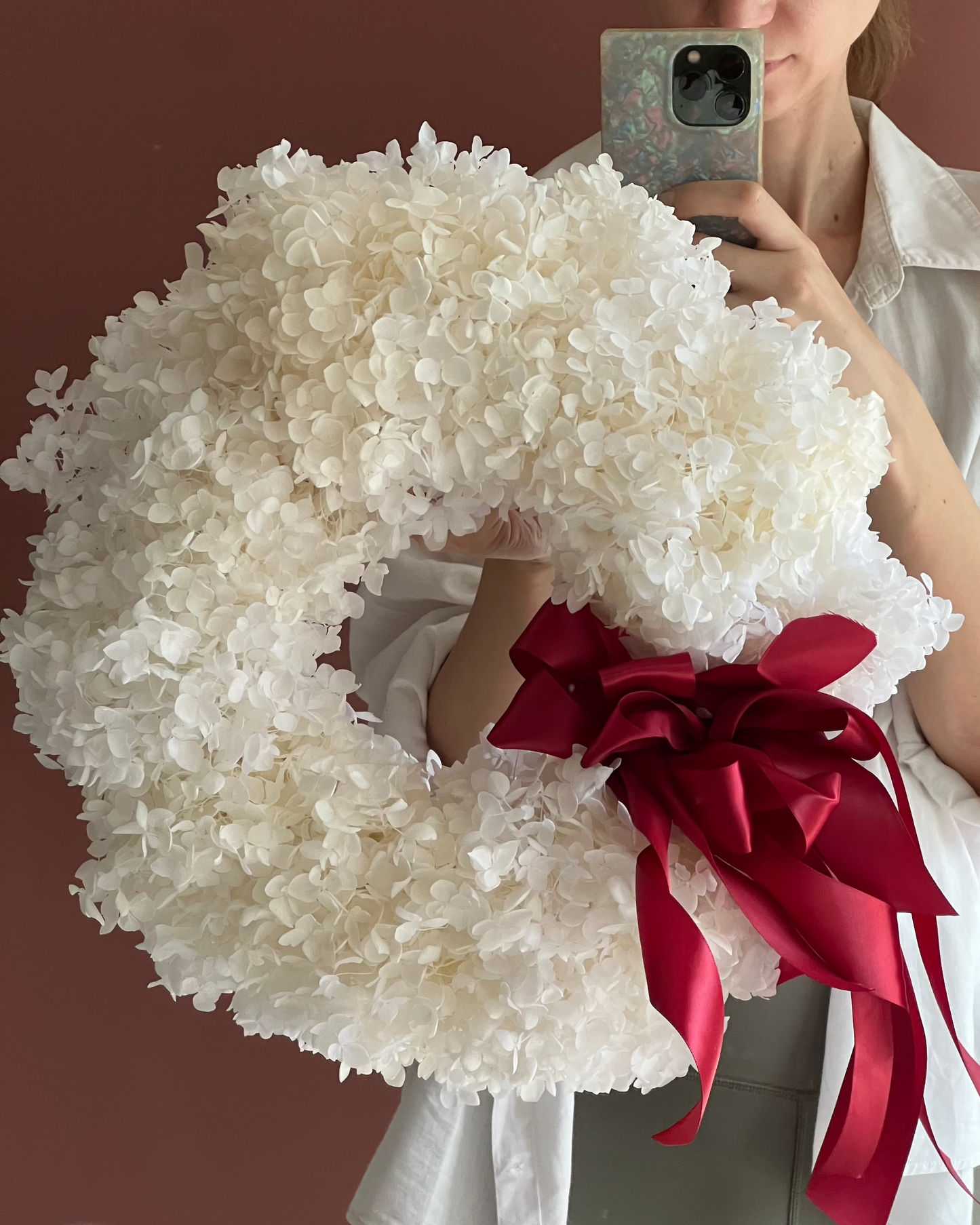 White Christmas - Preserved Wreath