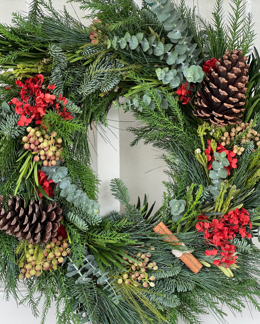 Grand Fresh Christmas Wreath