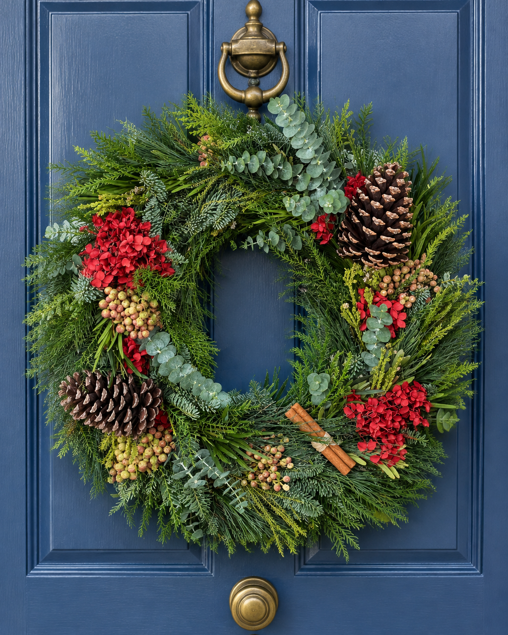 Grand Fresh Christmas Wreath