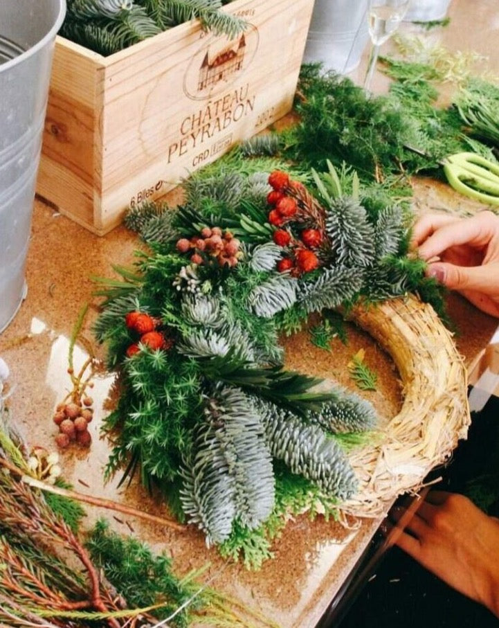 ! SOLD OUT ! Workshop: Fresh Christmas Wreath (16 December)