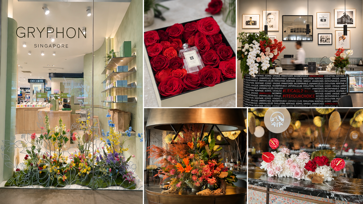 Corporate floral work by Gathered+Styled