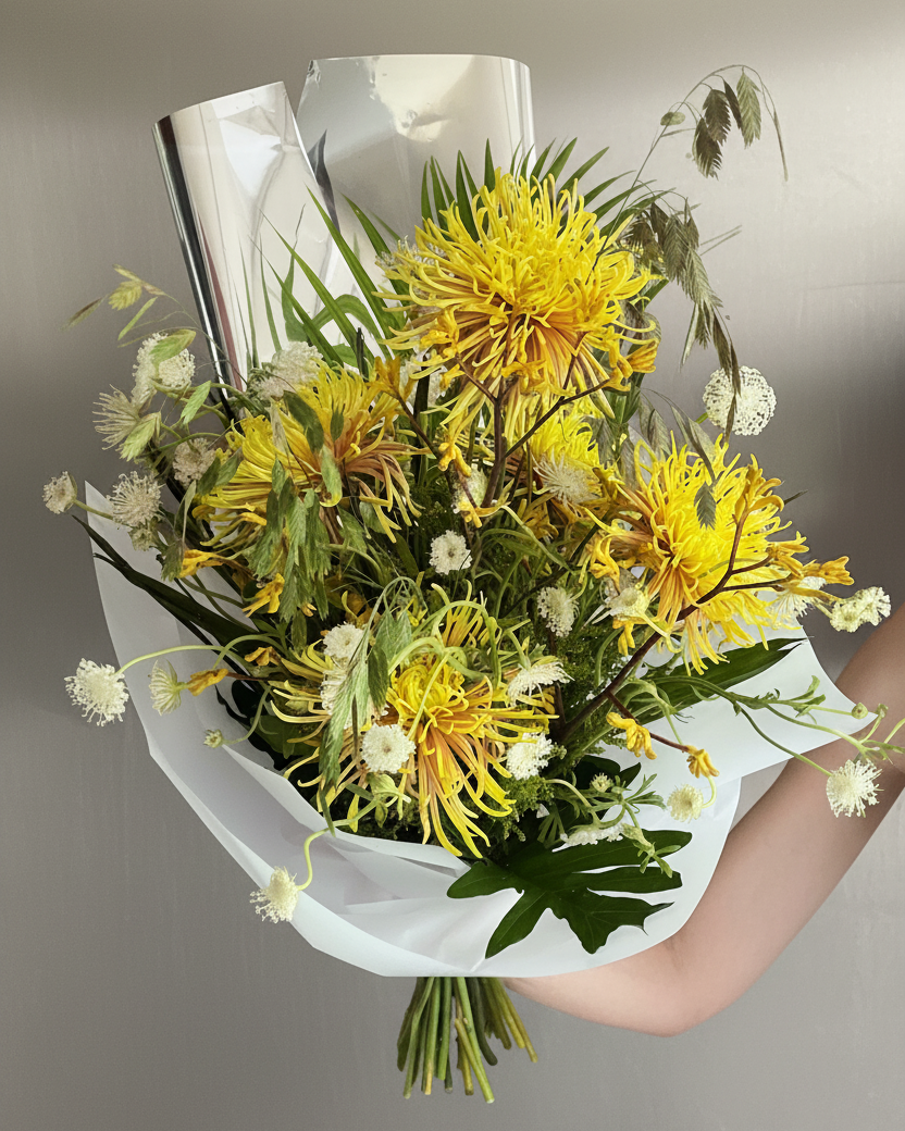 Father's Day special bouquet in Singapore by Gathered+Styled. Free delivery.